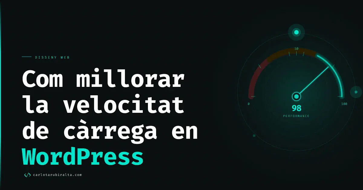 Com millorar la velocitat de càrrega a WordPress